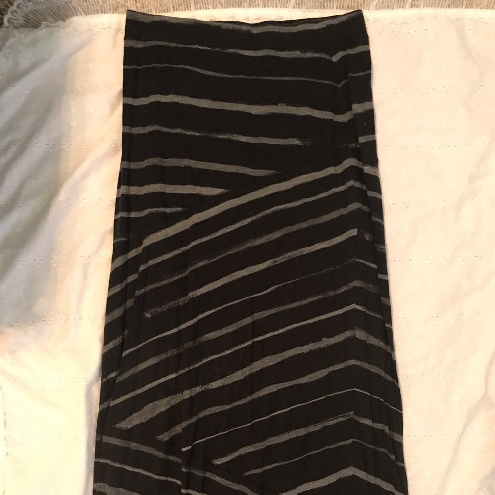 High waisted floor length Skirt